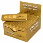 OCB Papeles De Liar Gold Slim 50 Libritos OCB Gold Slim Rolling Papers 50 Booklets