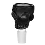 Bong Bowl de Cristal Calavera Negra 18mm wholesale glass bowl skull black
