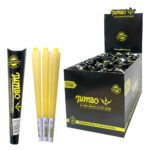Jumbo King Size Conos Negros 3 Conos por Paquete (24pcs/display) wholesale jumbo rolling papers cones black main