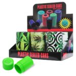 Bote de Plástico Hermético Hierba Jungla (6pcs/display) wholesale plastic sealed cans weed jungle