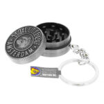 The Bulldog Llavero con Mini Grinder (20pcs/display) wholesale thebulldog keychain grinder 2