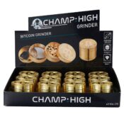 Champ High Bitcoin Metal Grinder 4 Parts 40mm 12pcsdisplay 1