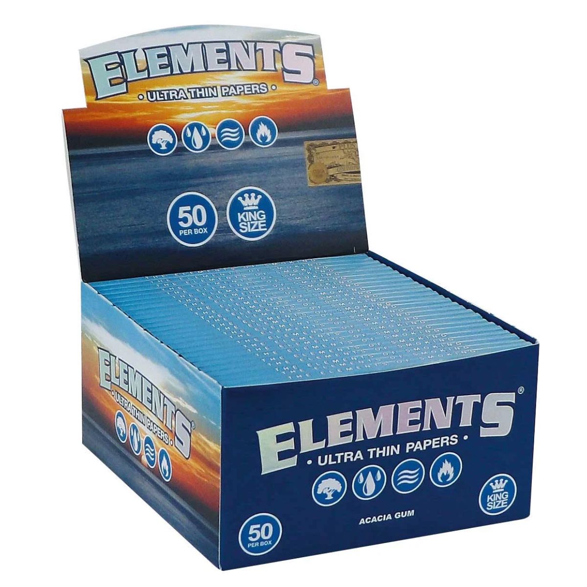Elements Papel de Liar King Size Ultra Fino (50 unidades/expositor) Elements Papel de Liar King Size Ultra Fino (50 unidades/expositor)