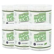 Hemper Tech Bastoncillos de Algodón 200 uds (6 uds expositor)