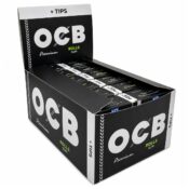 OCB Premium Ultra Thin Rolls + Tips (24 uds./expositor)