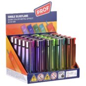 Prof Encendedor jetflame efecto metal color dusk (25 uds./expositor)