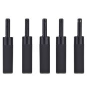 Prof FF Black Rubber Round Candle Lighter 25pcsdisplay 2