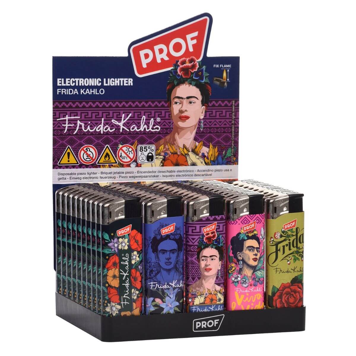 Prof Fixflame Encendedor Frida (50 uds./expositor) Prof Fixflame Encendedor Frida (50 uds./expositor)