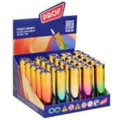 Prof Pocket Infinite Mechero Degradado Dorado (25 uds./expositor)