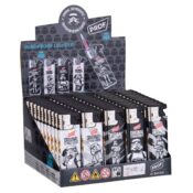 Prof Stormtrooper Encendedor con Tapa Deslizante Recargable una Sola Vez (20 unidades/expositor)