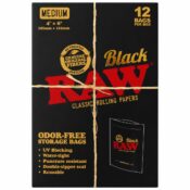 RAW Classic Papel de liar Bolsas de almacenamiento sin olor Mediana