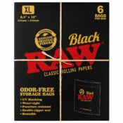 RAW Classic Papel de liar Bolsas de almacenamiento sin olor XL