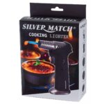 Silver Match Soplete de Crème Brûlée con Cabezal Rotatorio
