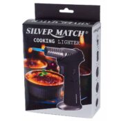 Silver Match Soplete de Crème Brûlée con Cabezal Rotatorio