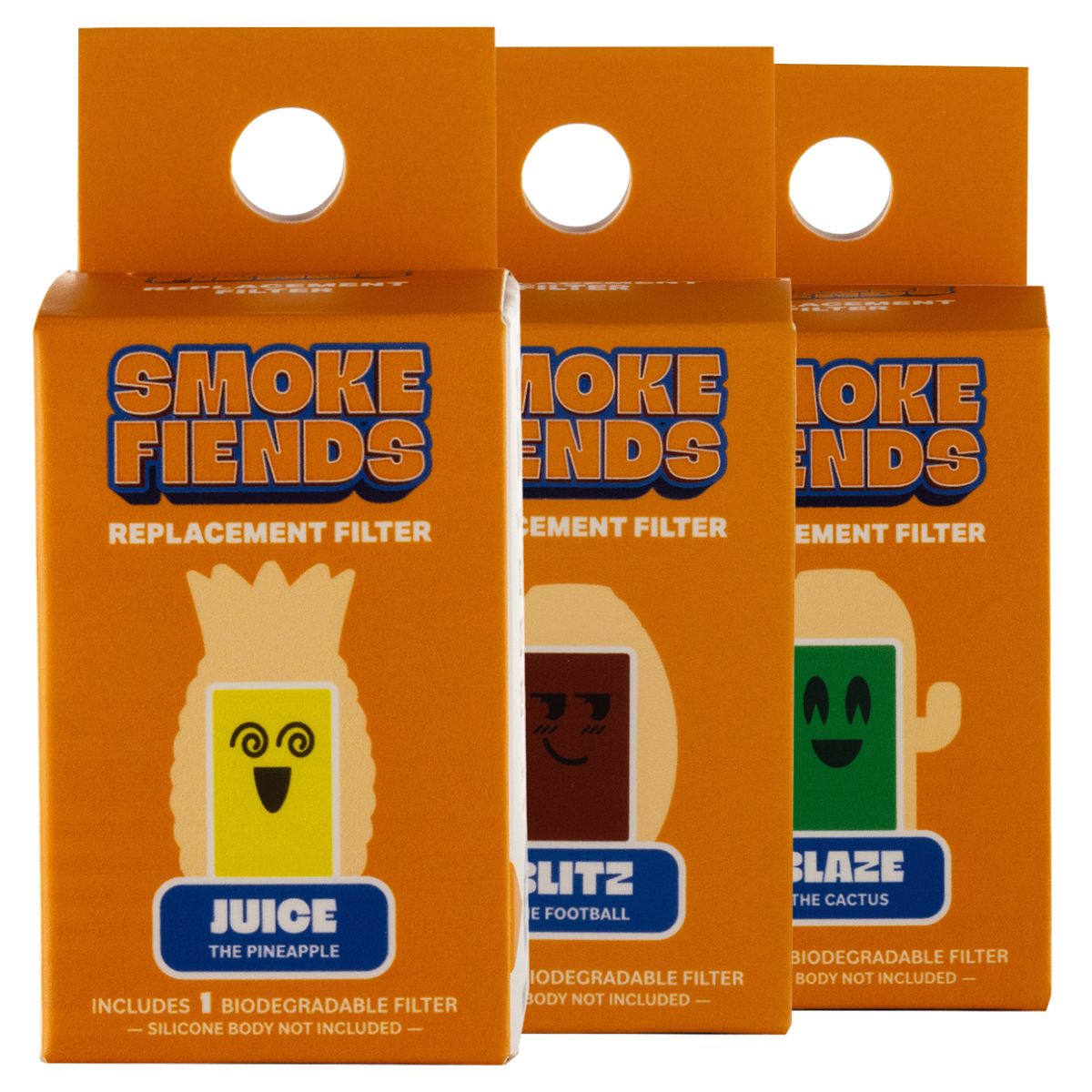 Smoke Fiends Filtro de repuesto individual Smoke Fiends Filtro de repuesto individual