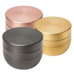 V Syndicate Gridlock Toothless Herb Grinder 4 Parts - 72mm
