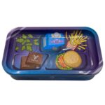 V-Syndicate Syndicase 2.0 Munch Time Bandeja de liar con caja metálica de almacenamiento V-Syndicate Syndicase 2.0 Munch Time Bandeja de liar con caja metálica de almacenamiento