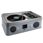 V-Syndicate Syndicase Plus Bandeja para Liar Record Player con Caja Metálica de Almacenamiento