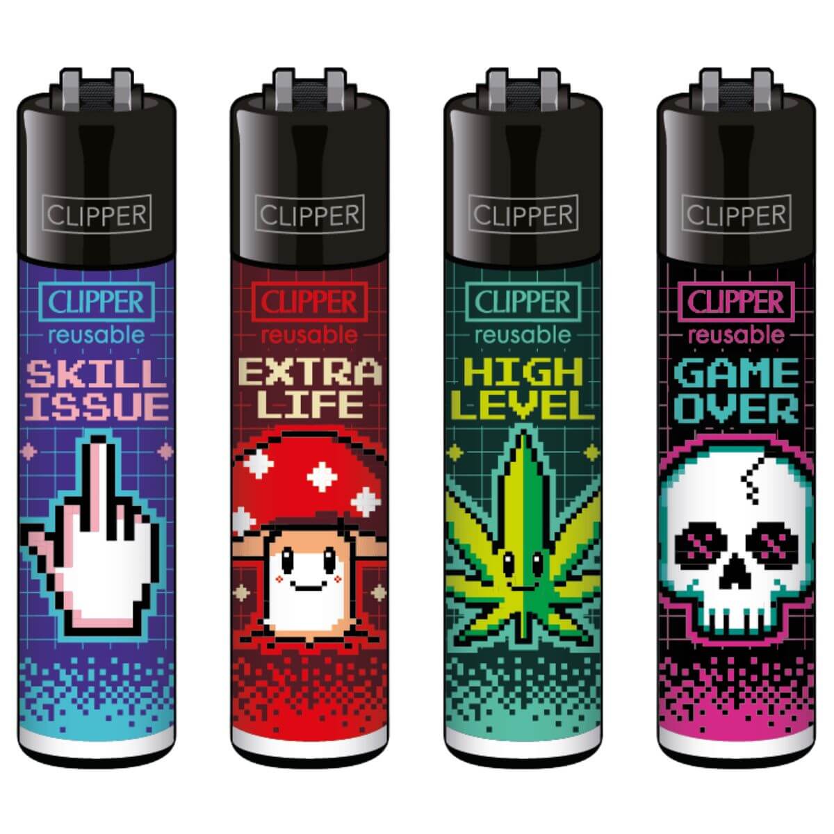 Clipper Classic Large Pixel Glitch (48 unidades/expositor) Clipper Classic Large Pixel Glitch (48 unidades/expositor)