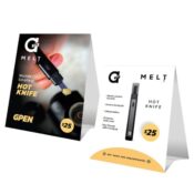 G Pen Table Tent Melt