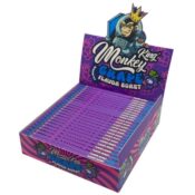 Monkey King KS Papel de Liar Ultra Fino Sabor Uva (25 uds./expositor)