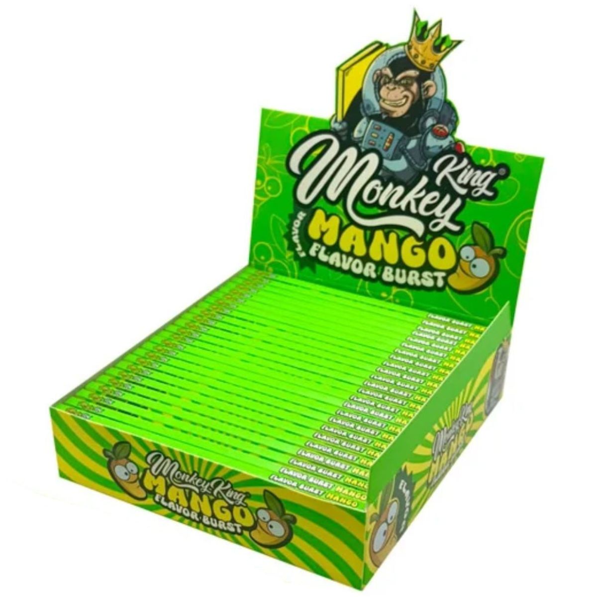 Monkey King Papel de liar ultrafino KS Mango (25 unidades/expositor) Monkey King Papel de liar ultrafino KS Mango (25 unidades/expositor)