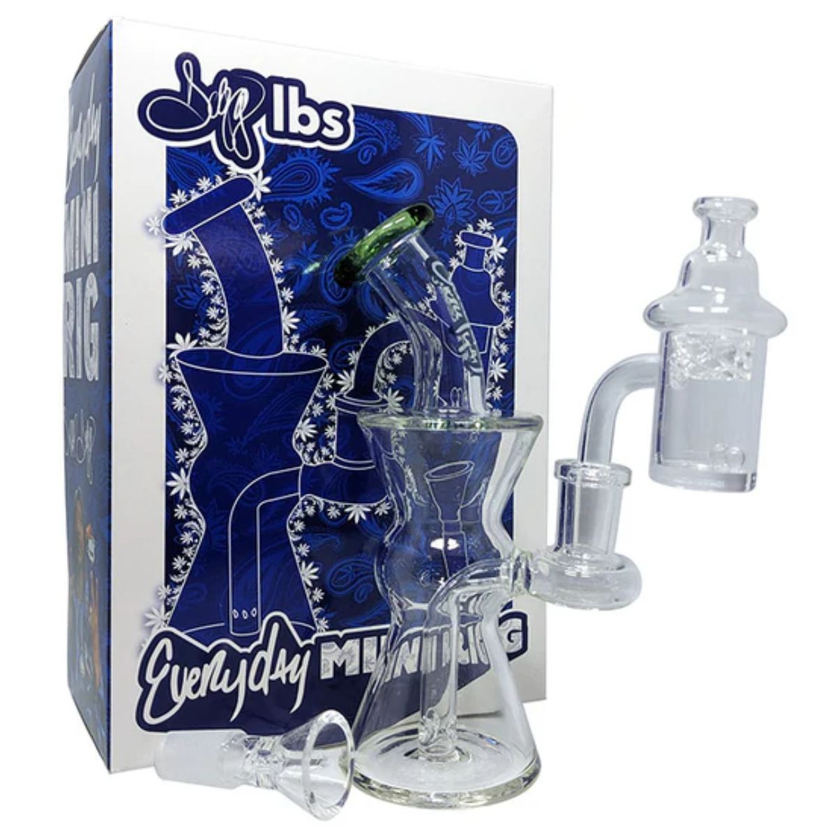 DOGG LBS Everyday Mini Rig Pipa de Agua de Colores Surtidos Caja de 15,2 cm DOGG LBS Everyday Mini Rig Pipa de Agua de Colores Surtidos Caja de 15,2 cm