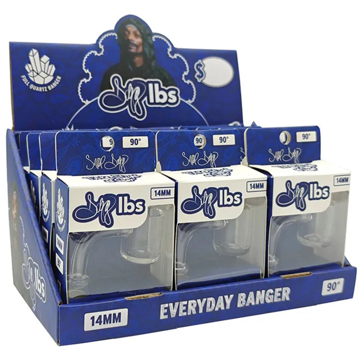 DOGG LBS Everyday Banger de cuarzo 4 mm 90° (12 uds./expositor) DOGG LBS Everyday Banger de cuarzo 4 mm 90° (12 uds./expositor)