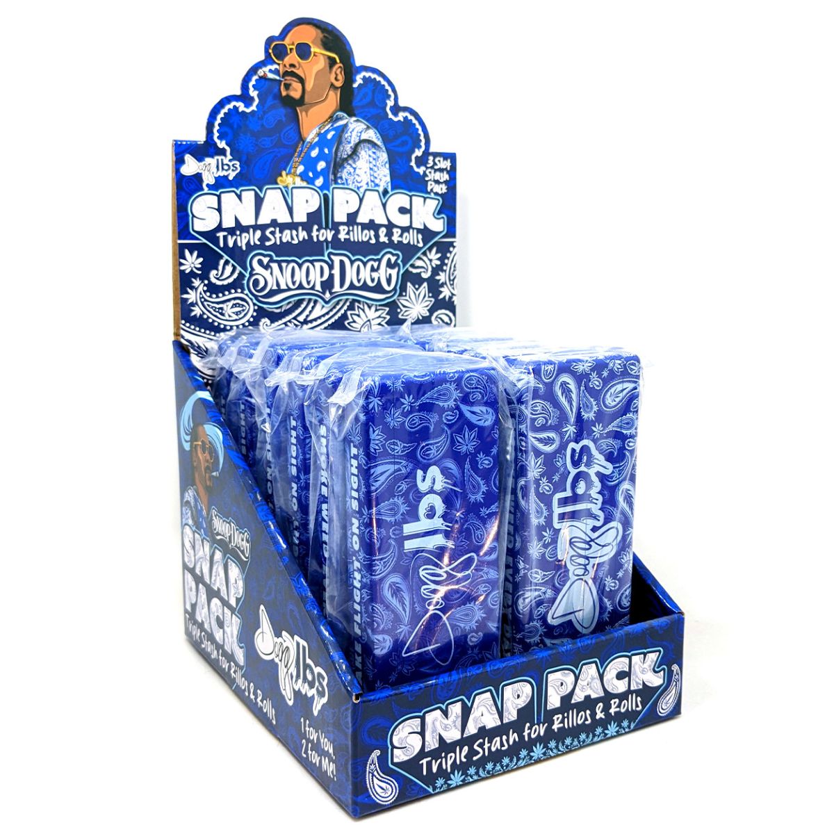 DOGG LBS Snap Pack Pack de almacenamiento triple elástico (12 unidades/expositor) DOGG LBS Snap Pack Pack de almacenamiento triple elástico (12 unidades/expositor)