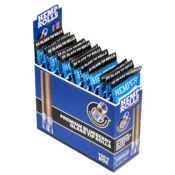 Hemper Hemp Rolls preliados King Size + boquilla de vidrio, pack de 2 (12 uds./display) Blueberry