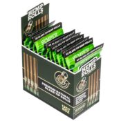 Hemper Pre-Rolled Mini Size Hemp Rolls + boquilla de vidrio Pack de 4 (12 uds./expositor) Natural