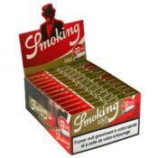 Smoking Gold King Size Slim Rolling Papers + Tips (24 uds./expositor)