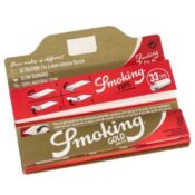 Smoking Gold King Size Slim Rolling Papers Tips 24pcsdisplay 2