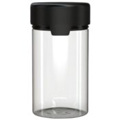 Chubby Gorilla Contenedor Aviator CR 150ml (100 uds.), contenedor transparente y tapa negra