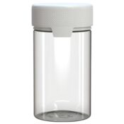 Chubby Gorilla Contenedor Aviator CR 150ml (100 uds.), contenedor transparente y tapa blanca