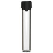 Chubby Gorilla Aviator CR Tube 100 mm (100 uds.), tubo transparente tapa negra