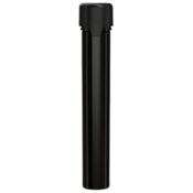 Chubby Gorilla Aviator CR Tube 115mm (100 uds.), tubo negro y tapa negra