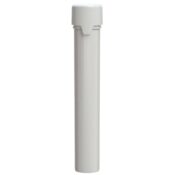 Chubby Gorilla Aviator CR Tube 115mm (100 uds.), tubo blanco y tapa blanca