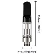 CCELL TH2 SE Classic Glass Cartridge 0.5ml Screw On 200pcs 4