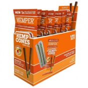 aConos de cáñamo prerrellenados Hemper King Size + boquilla de papel, pack de 2 (12 uds./expositor) Mango