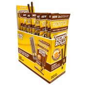 Hemper Rollos de Cáñamo Pre-Enrollados King Size + Boquilla de Papel Pack de 2 (12 uds/expositor) Miel