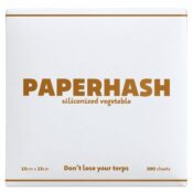 Paperhash Papel vegetal siliconado para prensado de resina 12x12cm (100 uds.)