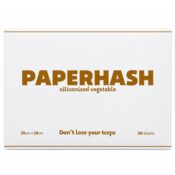 Paperhash Siliconized Vegetable Papel siliconizado para prensado de resina 23x18cm (50 uds.)