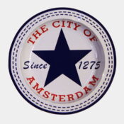 Cenicero de Metal Blue Star City of Ámsterdam