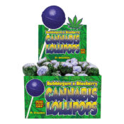 Dr. Greenlove Piruletas de Cannabis Bubblegum x Blueberry (70uds/display)