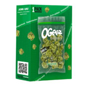 Ogeez 1-Pack Popping Candy Chocolate con Forma de Cannabis (35g)